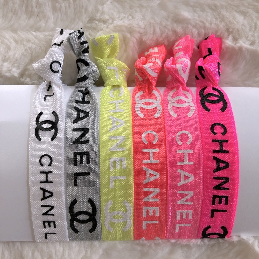 Set of 6 Fold Over Elastic Hair Ties